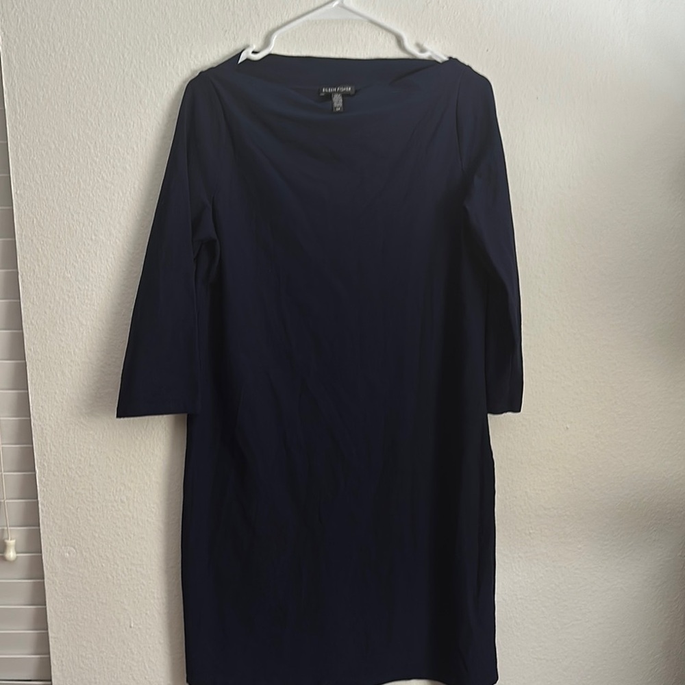 Eileen fisher Navy Blue Dress
